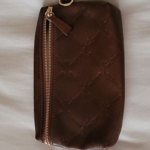 Longchamp leather pouch